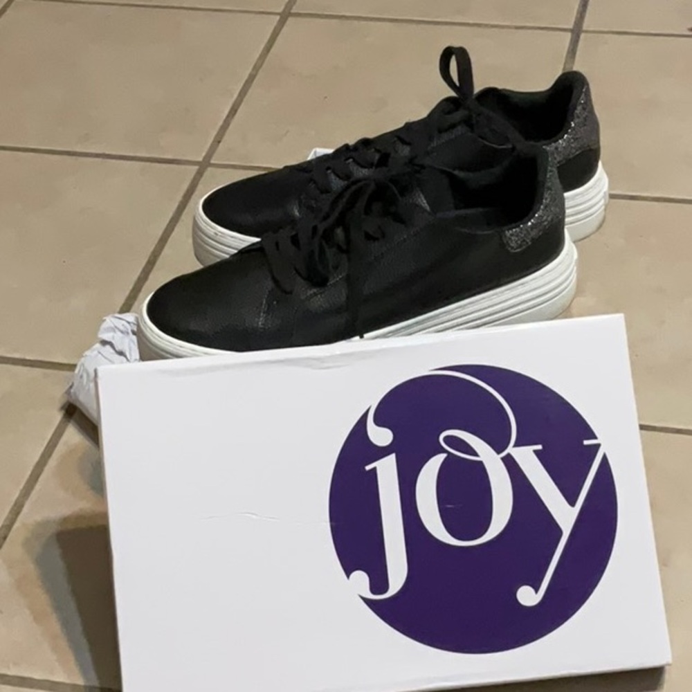 Black Sneakers with White Soles